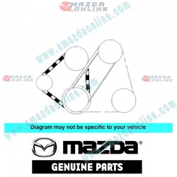 Mazda Genuino Correa de Bomba de Agua B3C7-18-381B para 2000-2002 Mazda2 Demio [DW]