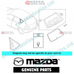 Mazda Genuino Esparrago de Pasador BP4M-63-938 para 2003-2008 Mazda3 [BK]