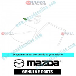 Mazda Genuino Esparrago de Parabrisas BBM4-63-938A para 2009-2012 Mazda3 [BL]