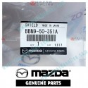 Mazda Genuino Protector contra Salpicaduras BBN9-50-351A para 2009-2012 Mazda3 [BL]