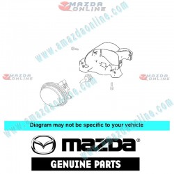 Mazda Genuine Right Fog Light Bracket BGV8-51-684 fits 09-12 MAZDA3 [BL]