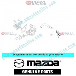 Mazda Genuino Tuberia de Derivacion de Refrigerante SH20-15-290A para 2013-2018 Mazda3 [BM,BN]
