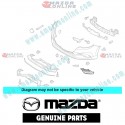 Mazda Genuino Bisel de Moldura de Limpara Delantera Derecha B63C-50-C11A para 2016-2018 Mazda3 [BM,BN]