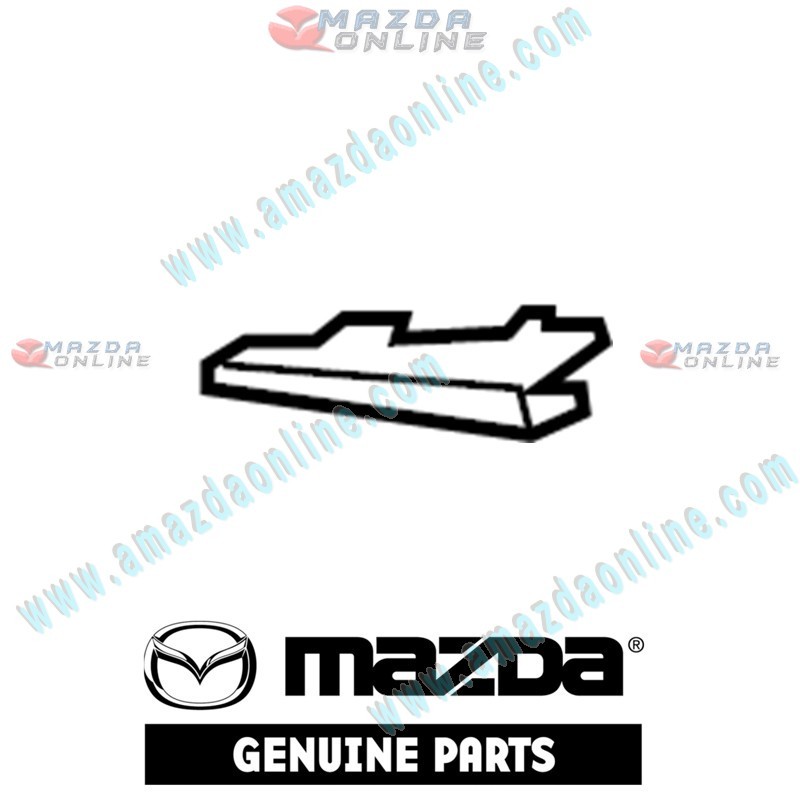 Mazda Genuino Bisel de Moldura de Limpara Delantera Derecha B63C-50-C12 para 2016-2018 Mazda3 [BM,BN]