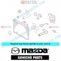 Mazda Genuino Manguera de Agua de Radiador B6BF-15-185A para 1994-1998 Mazda 323 [BA]