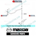 Mazda Genuino Arandela de Bieleta de Barra Estabilizadora 0710-28-776 para 1996-1998 Mazda 323 [BF]