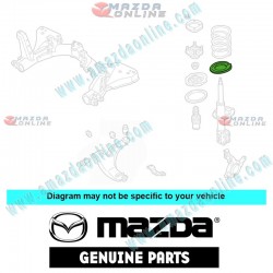 Mazda Genuino Asiento de Resorte B25D-34-0A3 para 1998-2003 Mazda 323 [BJ]