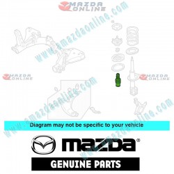 Mazda Genuino Tope de Parachoques C100-34-111A para 1998-2003 Mazda 323 [BJ]