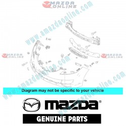 Mazda Genuine Front Right Bumper Protector GS1D-50-B41 fits 07-08 MAZDA6 [GH]