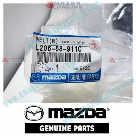 Mazda Genuine Right Seaming Welt L206-68-911C fits 06-12 MAZDA8 [LY]