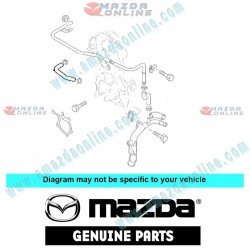 Mazda Genuino Tuberia de Agua de Derivacion F82A-15-261 para 1999-2004 Mazda Titan [SY,WH]