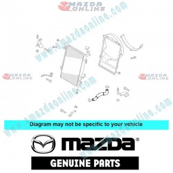 Mazda Genuine Radiator Water Hose WLA1-15-185 fits 99-04 MAZDA TITAN [SY, WH] WLA1-15-185