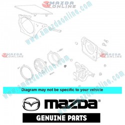 Mazda Genuine Adjust Screw Grommet 0483-66-061A fits MAZDA(s)