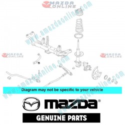 Mazda Genuine Suspension Stabilizer Bar Link Bushing 0710-28-775 fits 85-04 MAZDA(s)