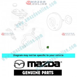 Mazda Genuino Abrazadera de Manguera de Vacio 9928-61-500