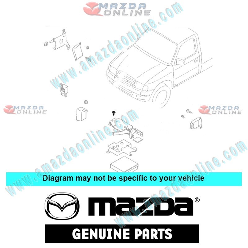 Mazda Genuino Perno 9YA2-80-801