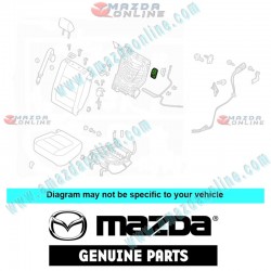 Mazda Genuino Cubierta de Anclaje D651-88-6A202