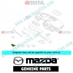 Mazda Genuino Placa Superior de Resorte GS1D-64-345