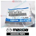 Mazda Genuino Boquilla de Lavado Izquierda KD53-67-510 para 2013-2023 Mazda