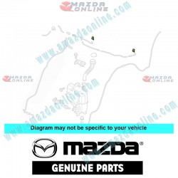 Mazda Genuino Boquilla de Lavado Izquierda KD53-67-510 para 2013-2023 Mazda