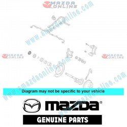 Mazda Genuino Sello de Aceite de Cojinete S09H-26-154