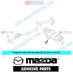 Mazda Genuino Esparrago de Silenciador B31R-40-584
