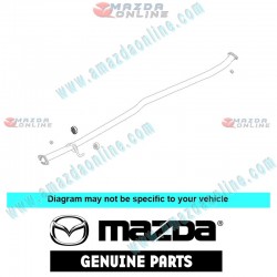 Mazda Genuino Colgador de Convertidor y Tuberia KL16-40-061