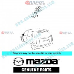 Mazda Genuine Door Mirror C100-69-120K fits 99-01 MAZDA5 PREMACY [CP]