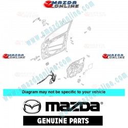 Mazda Genuino Actuador de Cerradura de Puerta Delantera Izquierda C513-59-310A para 2010-2018 Mazda5 [CW]