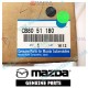 Mazda Genuine Rear Left Combination Lamp Lens CB80-51-180 fits 01-04 MAZDA5 PREMACY [CP]