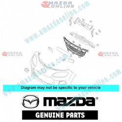 Mazda Genuine Front Bumper Grille Mesh CE19-50-1T1A fits 07-10 MAZDA5 [CR]