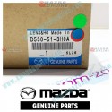 Mazda Genuino Lente y Cuerpo de Tapa de Maletero Derecha D530-51-3H0A para 2005-2006 Mazda2 [DY]