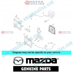 Mazda Genuine Radiator fan D267-61-710B fits 00-02 MAZDA DEMIO [DW]