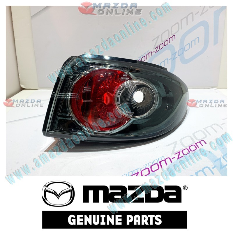 Mazda Genuino Lente de Limpara Combinada Trasera Derecha D530-51-170 para 2005-2006 Mazda2 [DY]