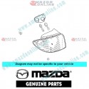 Mazda Genuino Lente de Limpara Combinada Trasera Derecha D530-51-170 para 2005-2006 Mazda2 [DY]