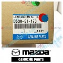 Mazda Genuino Lente de Limpara Combinada Trasera Derecha D530-51-170 para 2005-2006 Mazda2 [DY]