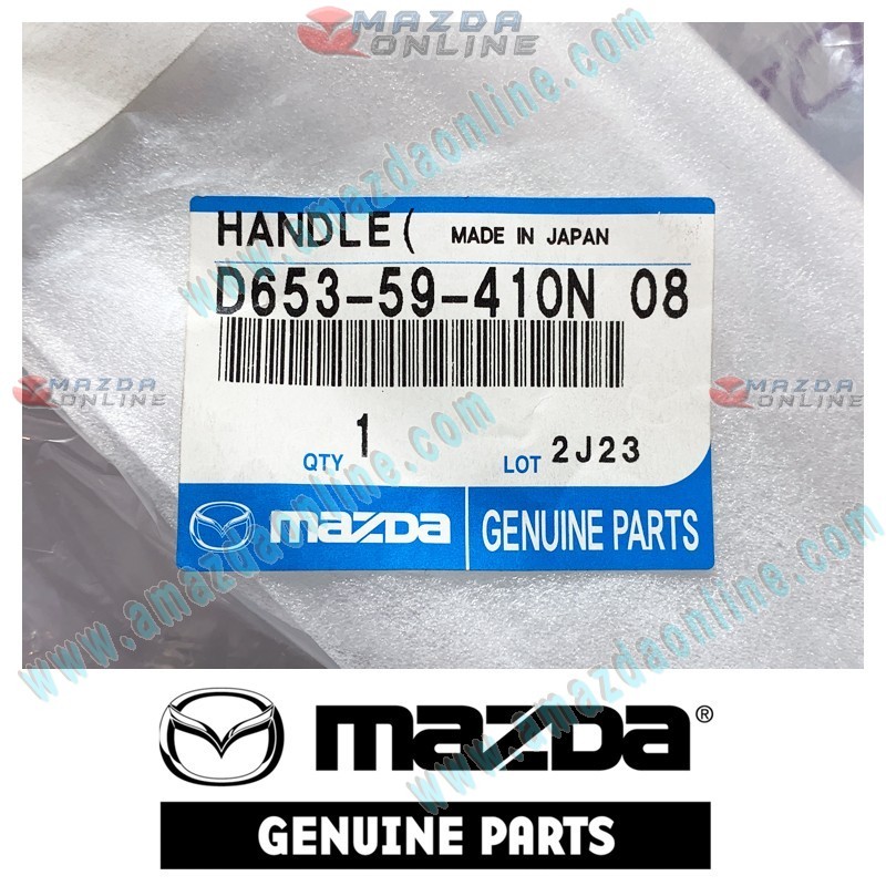 Mazda Genuino Manija Exterior de Puerta Delantera Izquierda D653-59-410N-08 para 2010-2013 Mazda3 [BL]
