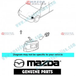Mazda Genuino Limpara Combinada Delantera Izquierda DC03-51-07XC para 1996-2002 Mazda 121 Demio [DW]