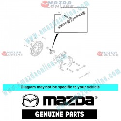 Mazda Genuino Cilindro de Freno de Rueda DC03-26-610A para 2000-2002 Mazda Demio [DW]