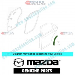Mazda Genuino Burlete Trasero EG21-72-76ZB para 2006-2012 Mazda CX-7 [ER]