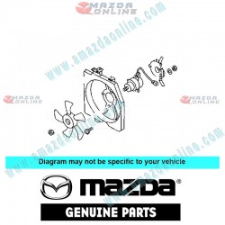 Mazda Genuine Radiator Cooling Fan FS8W-15-035 fits 01-04 MAZDA5 PREMACY [CP]