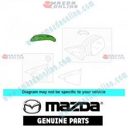 Mazda Genuino Carcasa de Espejo de Puerta Izquierda G33D-69-1N717 para 2009-2012 Mazda3 [BL]
