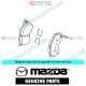 Mazda Genuine Front Brake Pad Set GHYD-33-28ZA fits 00-04 MAZDA323 [BJ]