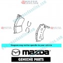 Mazda Genuino Juego de Balatas de Freno Delantero GHYD-33-28ZA para 2000-2004 Mazda 323 [BJ]