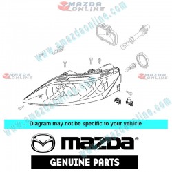 Mazda Genuino Unidad de Faro Izquierdo GR2R-51-0L0B para 2005-2006 Mazda6 [GG,GY]