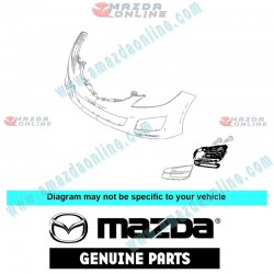 Mazda Genuine Right Lamp Hole Cover GS1N-50-C11A fits 07-09 MAZDA6 [GH]