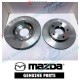 Mazda Genuine Brake Disc Rotor Combo GTYF-26-251C fits 00-03 MAZDA323 [BJ]