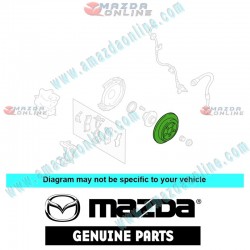 zda Genuino Juego de Rotores de Disco de Freno GTYF-26-251C para 1997-2002 Mazda 626 [GW]
