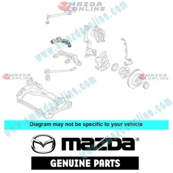 Mazda Genuine Upper Control Arm H430-34-C00 fits 95-00 MAZDA929 [HE]