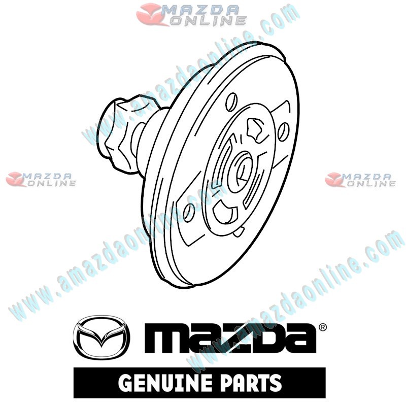 Mazda Genuino Embrague de Ventilador de Enfriamiento de Motor JE48-15-150C para 1995-1999 Mazda8 MPV [LV]